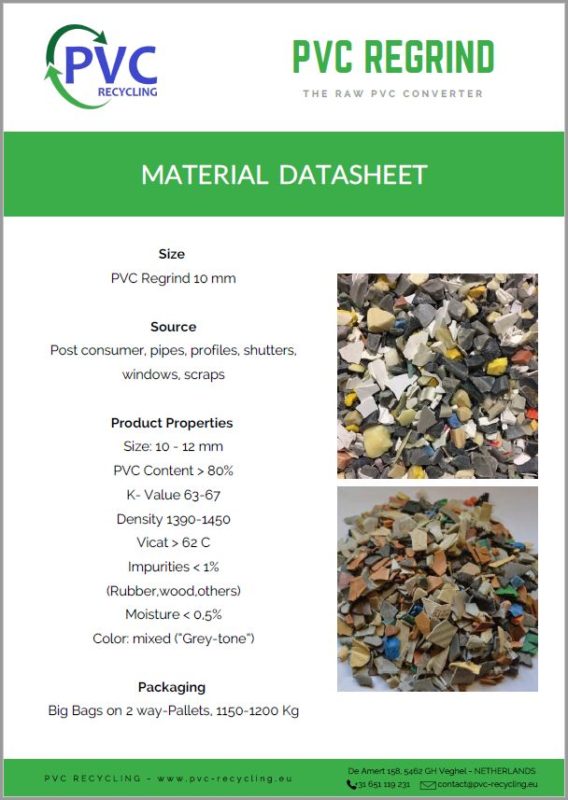 datasheet picture regrind PVC - PVC RECYCLING